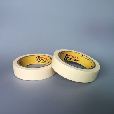 Auto Grade Crepe Paper Masking Tape High Adhesion For Car Painting