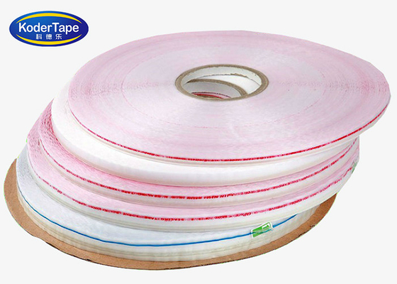Sided Adhesive Hdpe Bag Sealing Tape OEM Clear Double For Bopp Bags