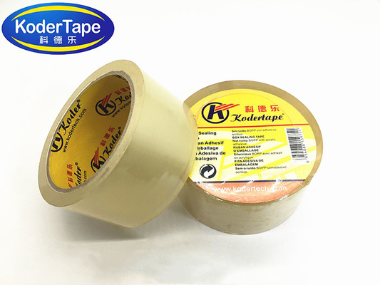 Transparente Solvent Adhesive 4000m Packing Adhesive Tape For Cartoon Sealing