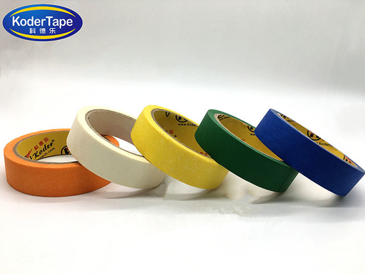 35mic Self-adhesive Colored Crepe Paper with Rubber Adhesive Masking Tape