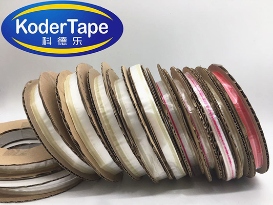Custom Logo Print Double Sided Pressure Sensitive Acrylic Adhesive PE Bag Sealing Tape