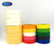 Fluorescent Colour Paper Masking Tape Synthetic Rubber Adhesive ISO Certification