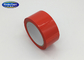Colored Packing Tape , Red Color Bopp Adhesive Tape Within 1500mts Is Workable