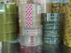 Two Color Print On Clear Bopp Packing Adhesive Tape 36-90 Micron Thickness