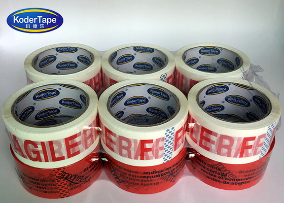 Customerized Logo BOPP Packing Tape Printed On Clear Or Color