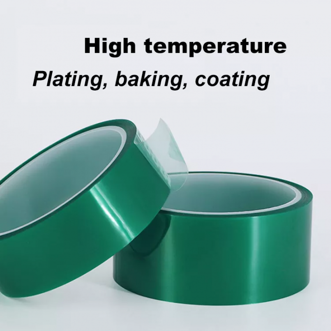 Polyester Powder Coating Green Masking PET Adhesive Tape Film For