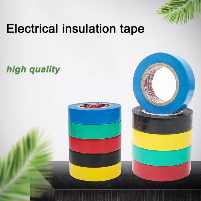 Adhesive Black PVC Tape 50mm Wide Jumbo Roll High Voltage Electrical
