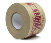 Environmentally Friendly Flatback Kraft Paper Adhesive Tape 70mm X 50yards