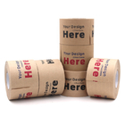 Eco Friendly Brown Kraft Paper Adhesive Tape For Box Sealing