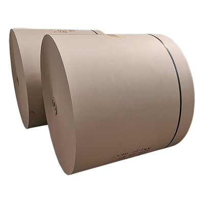 Recycle Brown Wrapping Paper Roll Custom Kraft Tape 1090mm