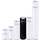 Customized PE Lldpe Jumbo Stretch Film Pallet Wrapping Plastic Roll For Goods Parcel Packing