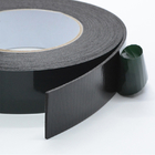 RoHS Hot Melt Glue Black Foam Adhesive Tape 12mm Double Sided