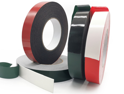 10mm 15m PE Red Black Double Sided Foam Tape Film High Density