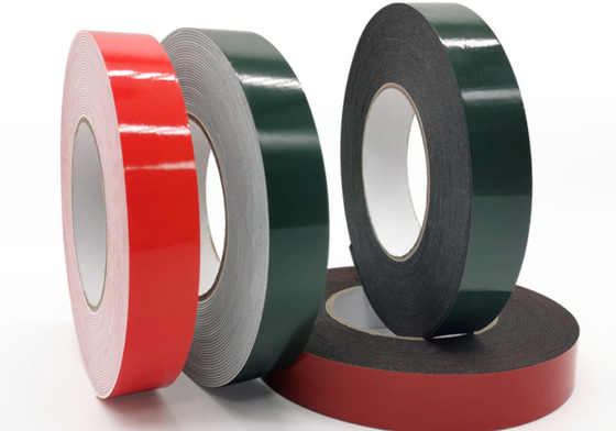 10mm 15m PE Red Black Double Sided Foam Tape Film High Density