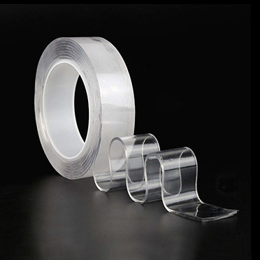 Double Sided Clear Nano White Acrylic Tape Untraceable Reusable