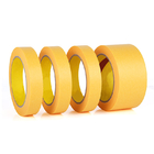 12mm-72mm Industrial Masking Gold Painters Tape High Temperature Spray Painting Protection
