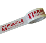 48mmx50/66/100m Express Packing Case Sealing Packing Belt Warning Fragile Tape BOPP Adhesive Tape