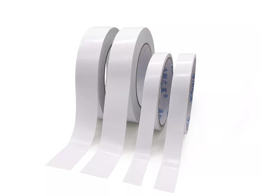 15 / 20mmx50m White Release Paper Double Sided Tape Tissue Paper Packing Tape