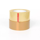 2inches X 100yards Clear And Brown Bopp Adhesive Strong Acrylic Packing Tape Roll With For Packing Shipping