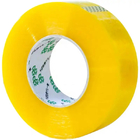 Yellow Color Printing Adhesive Bopp Packaging Sealing Tape Customized