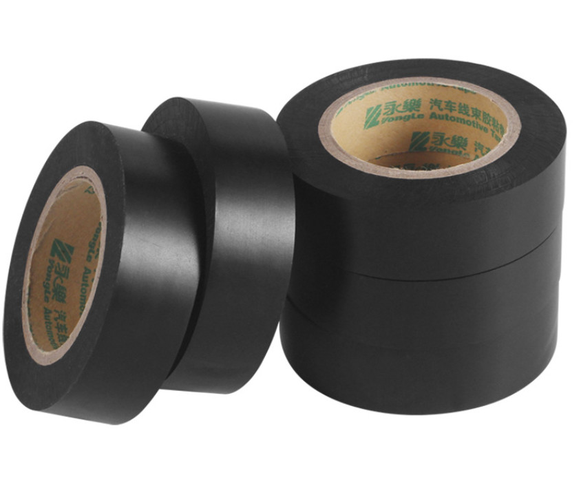Adhesive Black PVC Tape 50mm Wide Jumbo Roll High Voltage Electrical