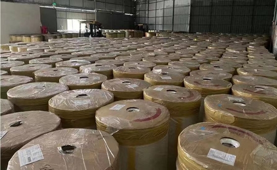 Transparent Acrylic Adhesive BOPP Tape Jumbo Roll 1280mmx4000m Customised