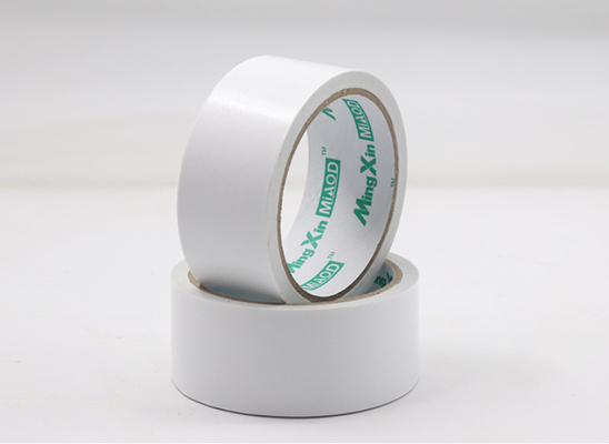 12mm White Double Sided Tissue Paper Packing Adhesive Tape Heat Resistant Oem
