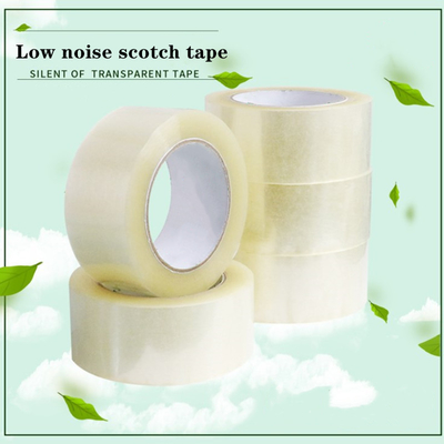 Low Noise Transparent Acrylic BOPP Adhesive Tape For Office Packaging