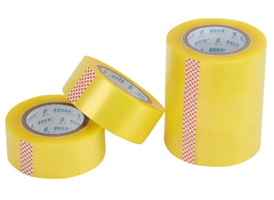 Self Adhesive Clear Yellow Electrical Tape For Express Packing 40m