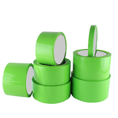 45micx48mmx100m Electrical BOPP Adhesive Tape Green Insulation Tape ODM