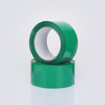 Transparent Green BOPP Adhesive Tape Insulation Tape Green With Logo Printed