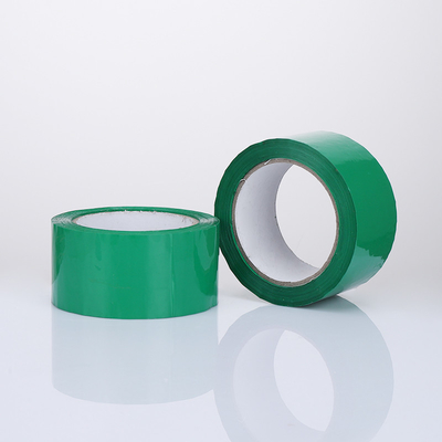 Transparent Green BOPP Adhesive Tape Insulation Tape Green With Logo Printed