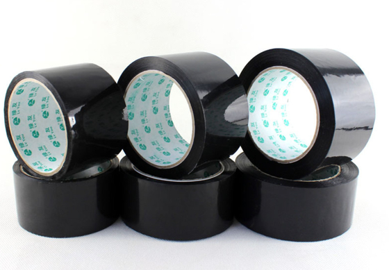 Packaging Acrylic BOPP Adhesive Tape Transparent Black 45micx48mmx100m