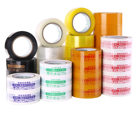Customized Printed Warning BOPP Adhesive Tape Waterproof For Sealing Packing