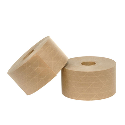 Degradable Kraft Sealing Reinforced Gummed Tape Self Adhesive Custom