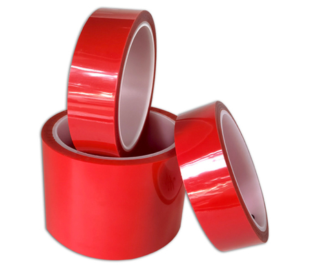 High Temperature Double Sided PET Adhesive Tape With Red Mopp Film 30m-1000m