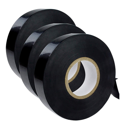 50MM Black PVC Adhesive Tape For Rubber Plastic Electric Insulation