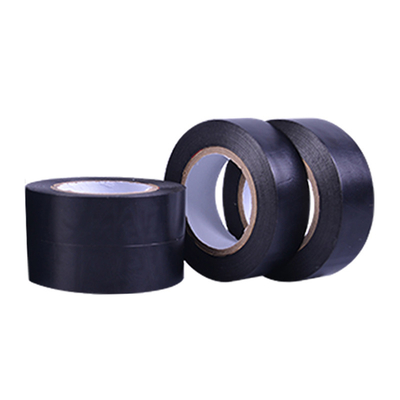 50MM Black PVC Adhesive Tape For Rubber Plastic Electric Insulation