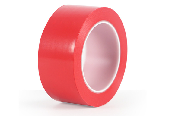 Red Self Adhesive PVC Tape 50mm For Communications Wiring