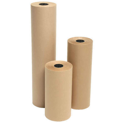 1260mm Recycled Blank Brown Craft Paper Tape Jumbo Roll For Flowers Gifts Wrapping