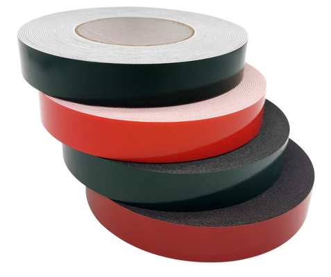 10mm 15m PE Red Black Double Sided Foam Tape Film High Density