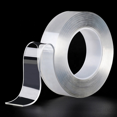 Double Sided Clear Nano White Acrylic Tape Untraceable Reusable