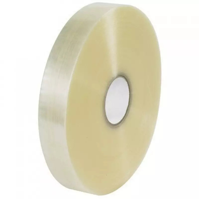 Clear Bopp Tape 1000m 500m Transparent Yellowish Tan Color Bopp Packing Adhesive Tape Rolls