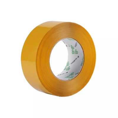 Yellow Brown Custom Waterproof Acrylic Bopp Single Sided Pressure Sensitive Adhesive Tape
