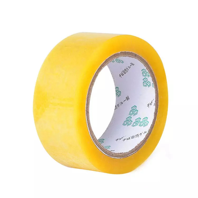 Yellow Brown Custom Waterproof Acrylic Bopp Single Sided Pressure Sensitive Adhesive Tape