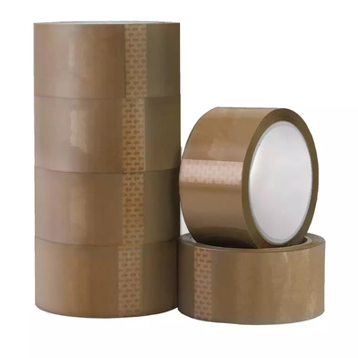 Brown Carton Sealing Bopp Packing Tape Strong Clear Adhesive Tape Jumbo Roll