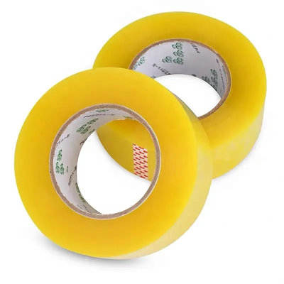 Yellow Color Printing Adhesive Bopp Packaging Sealing Tape Customized