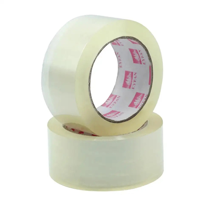 110 Yards Carton Sealing Yellowish Waterproof Transparent Clear Packing Tape Heavy Duty Shipping Packing Tape