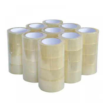 Water Activated Shrinking Packing Yellowish Transparent Clear Tape Packaging Sticky Tape For Packing