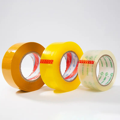 Customized Packaging Adhesive Shipping Tape Clear Yellow Plastic BOPP Packing Tape